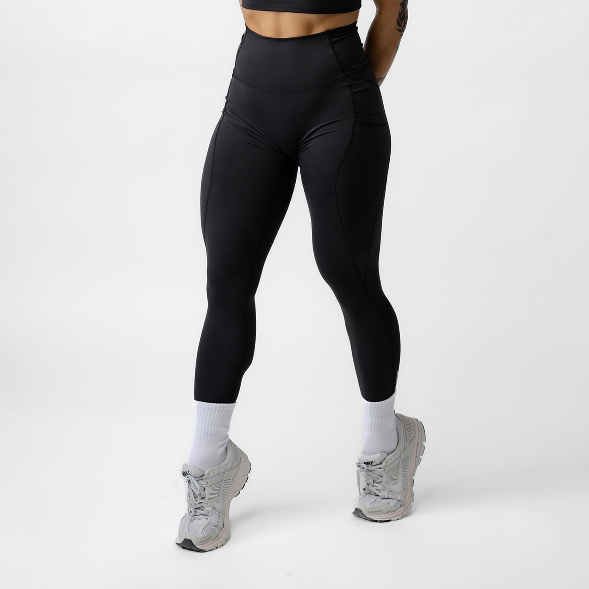 THE GYM PEOPLE Womens V Cross Waist Workout Leggings with