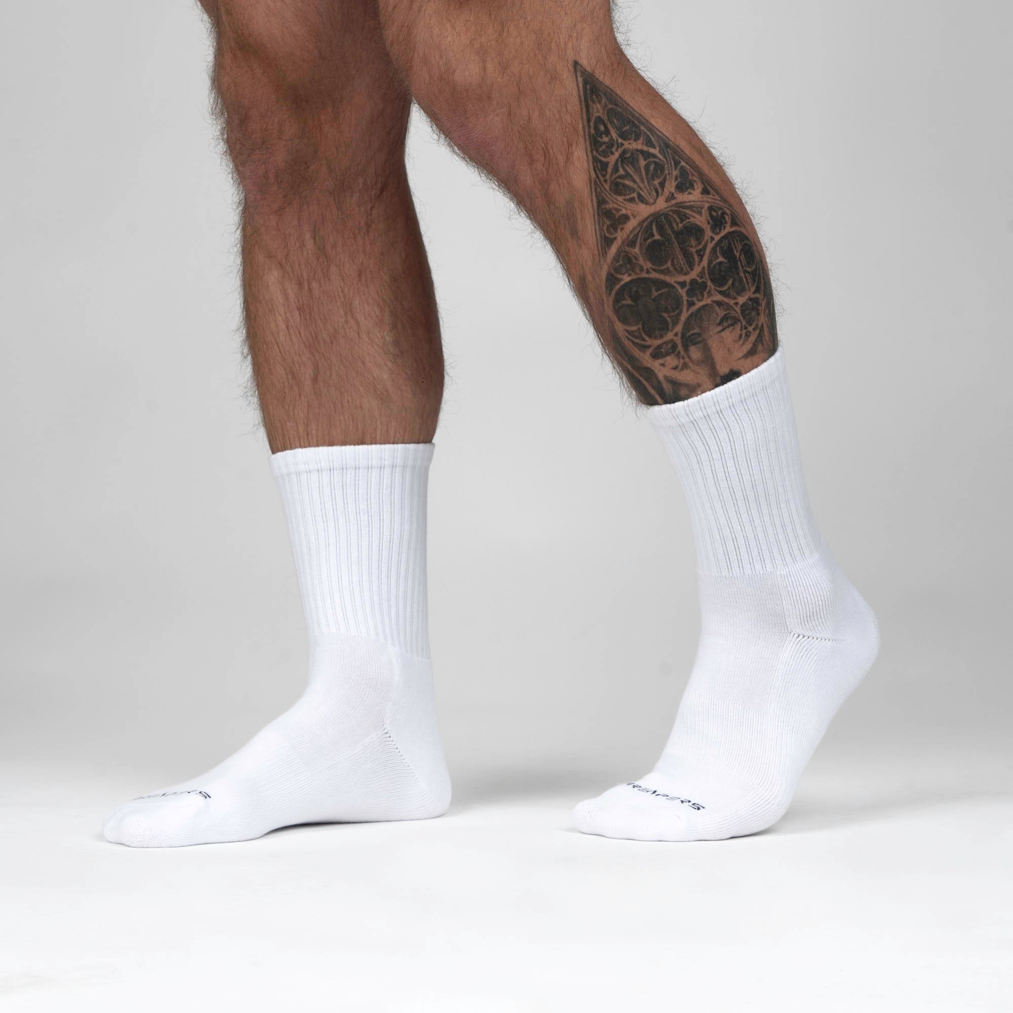 Gymreapers Crew Socks - White
