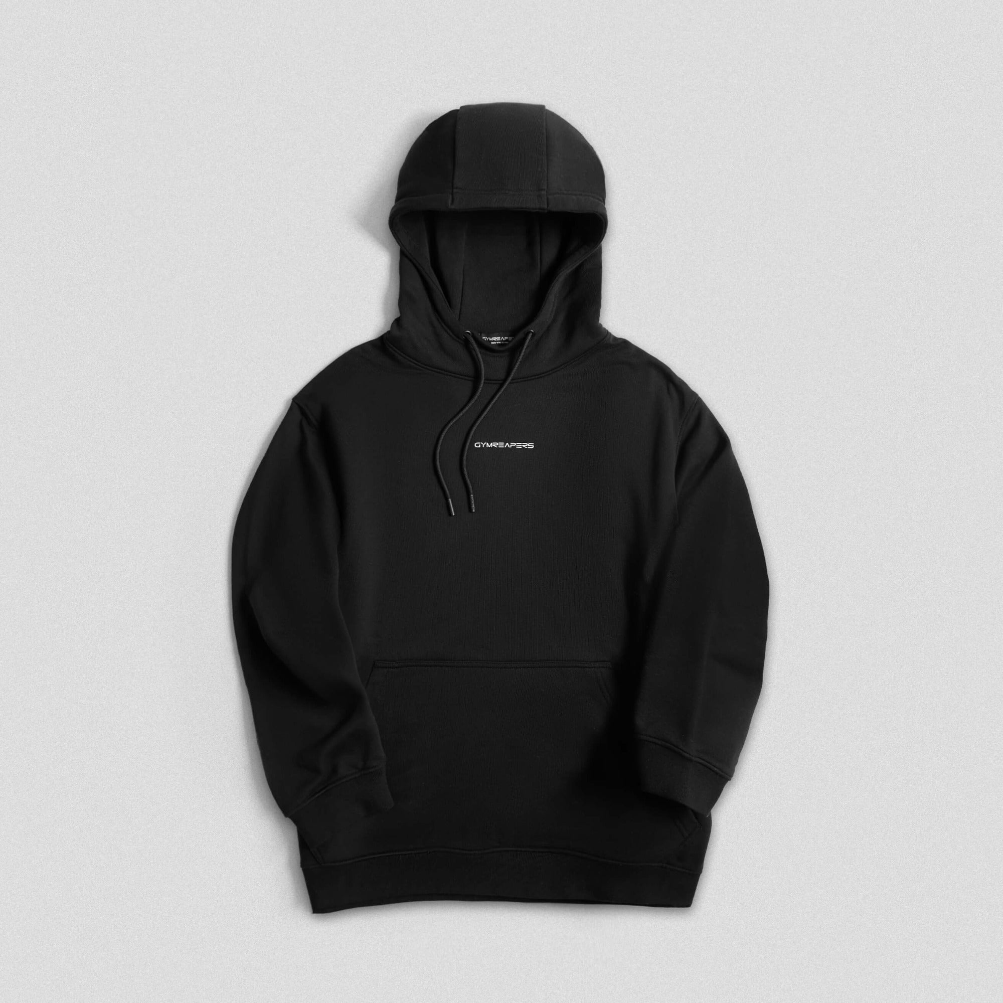 Gymreapers Ascend Mockneck Hoodie - Black/White