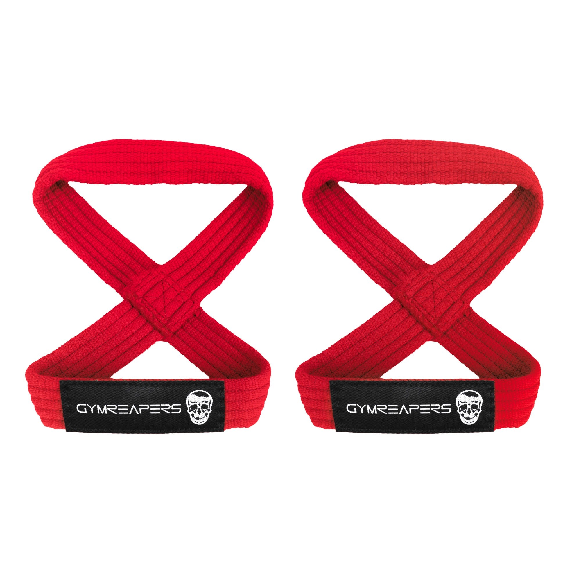Gymreapers Figure 8 Lifting Straps - Red