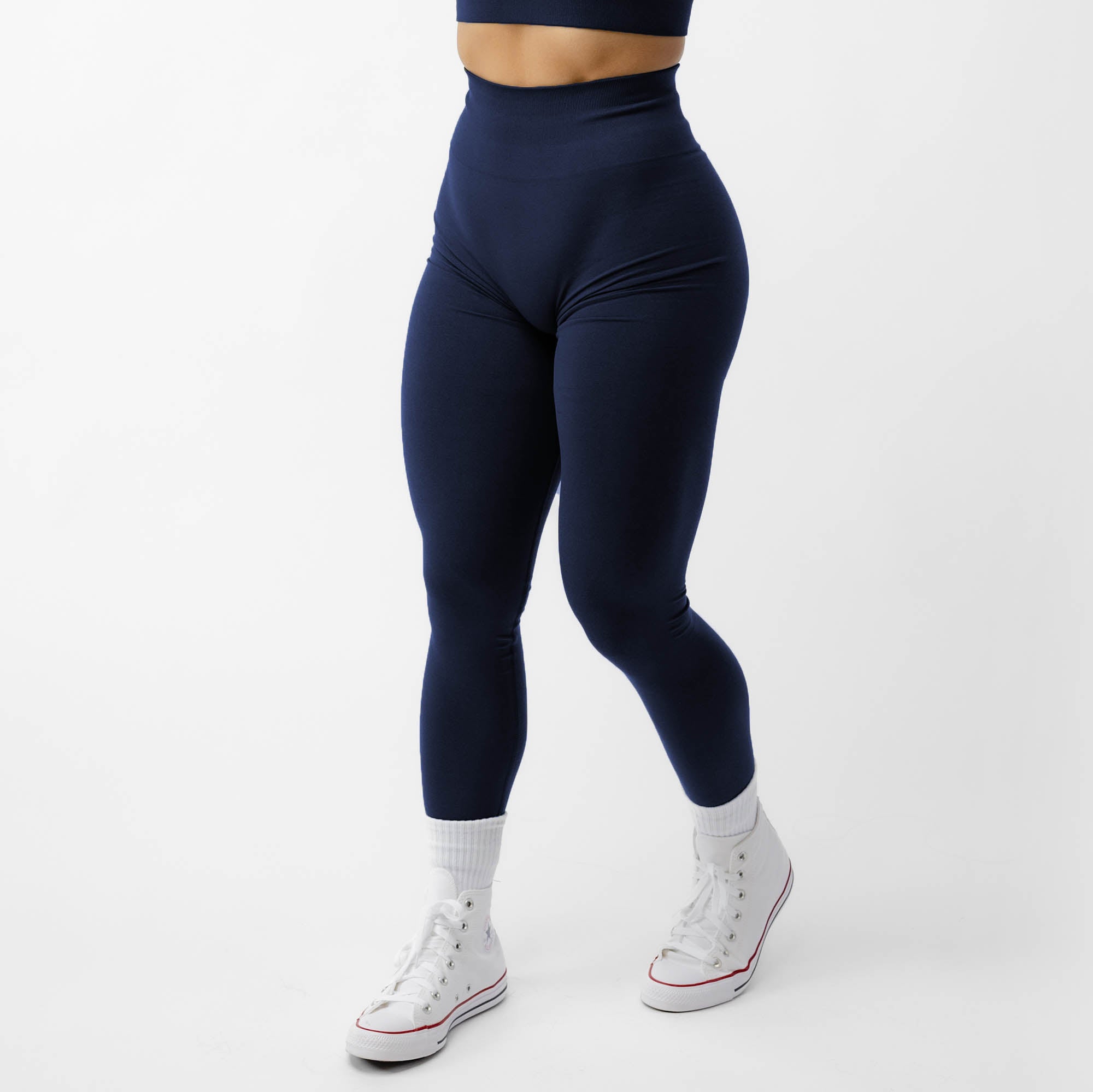 V Back Scrunch Leggings (Caribbean Blue) – Fitness Fashioness