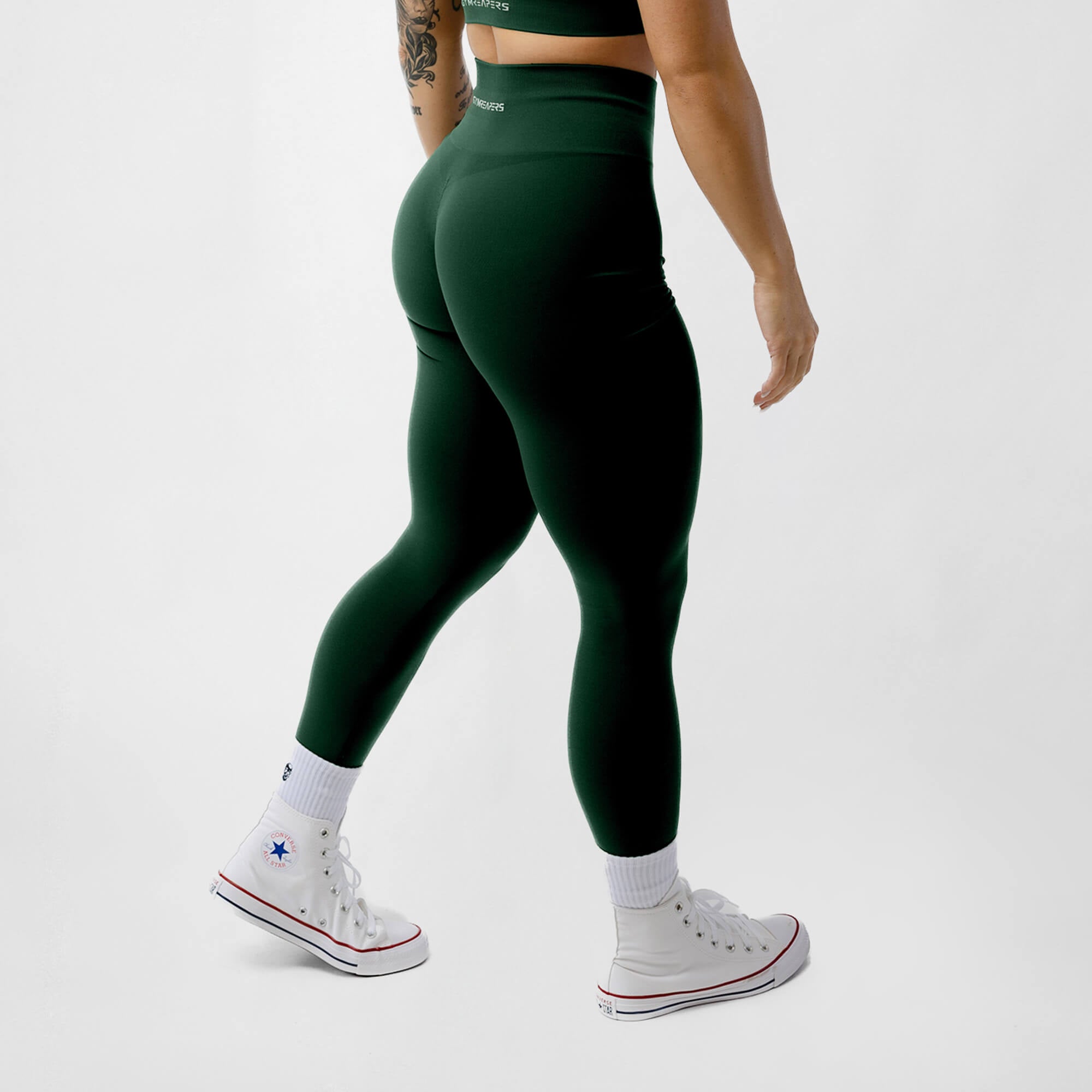 Alphalete amplify forest green leggings - Athletic apparel