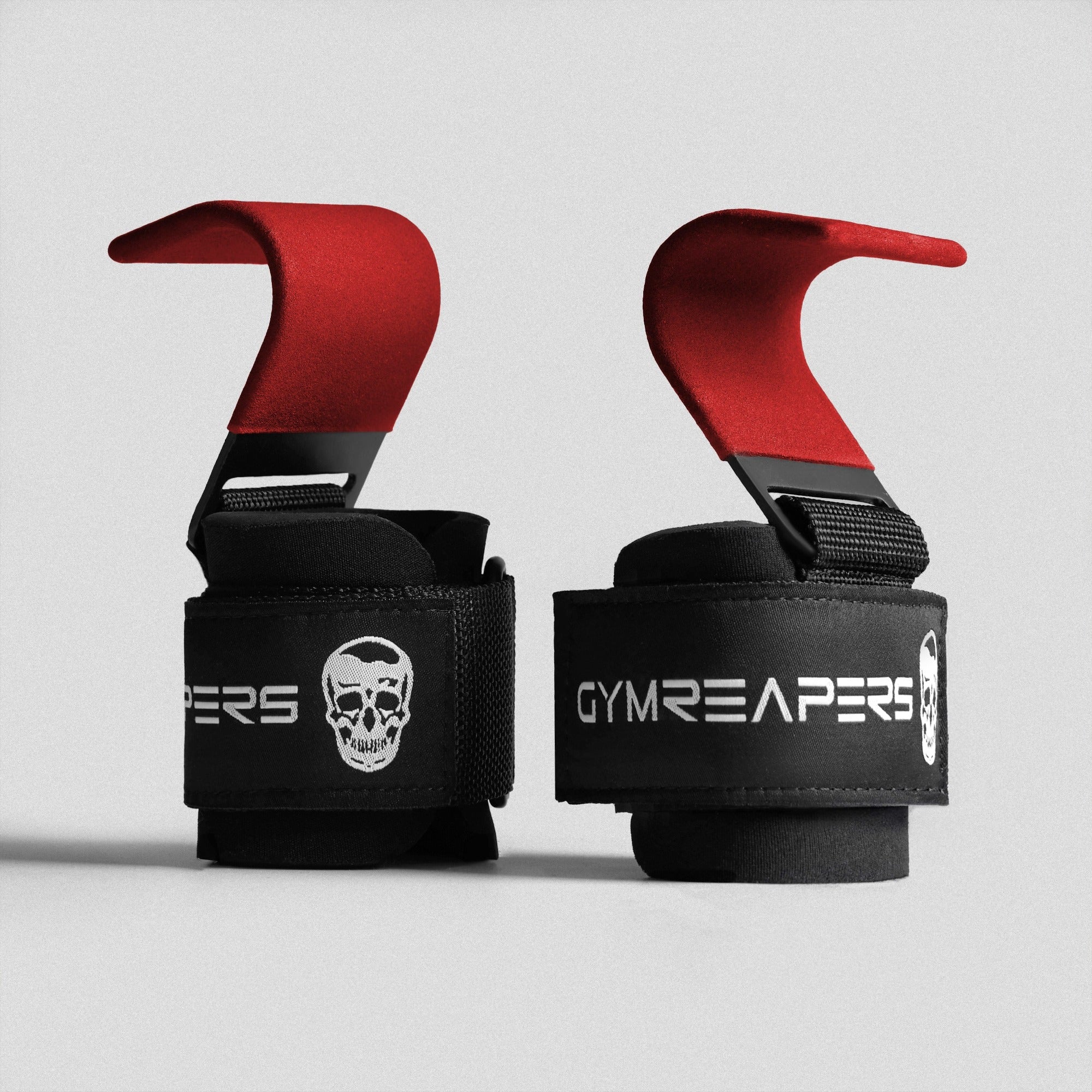 Gymreapers Weight Lifting Hooks (Pair), Heavy Duty Power Wrist