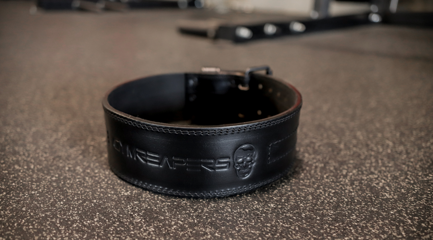 Workout Belt (Split Leather Buckle Type)