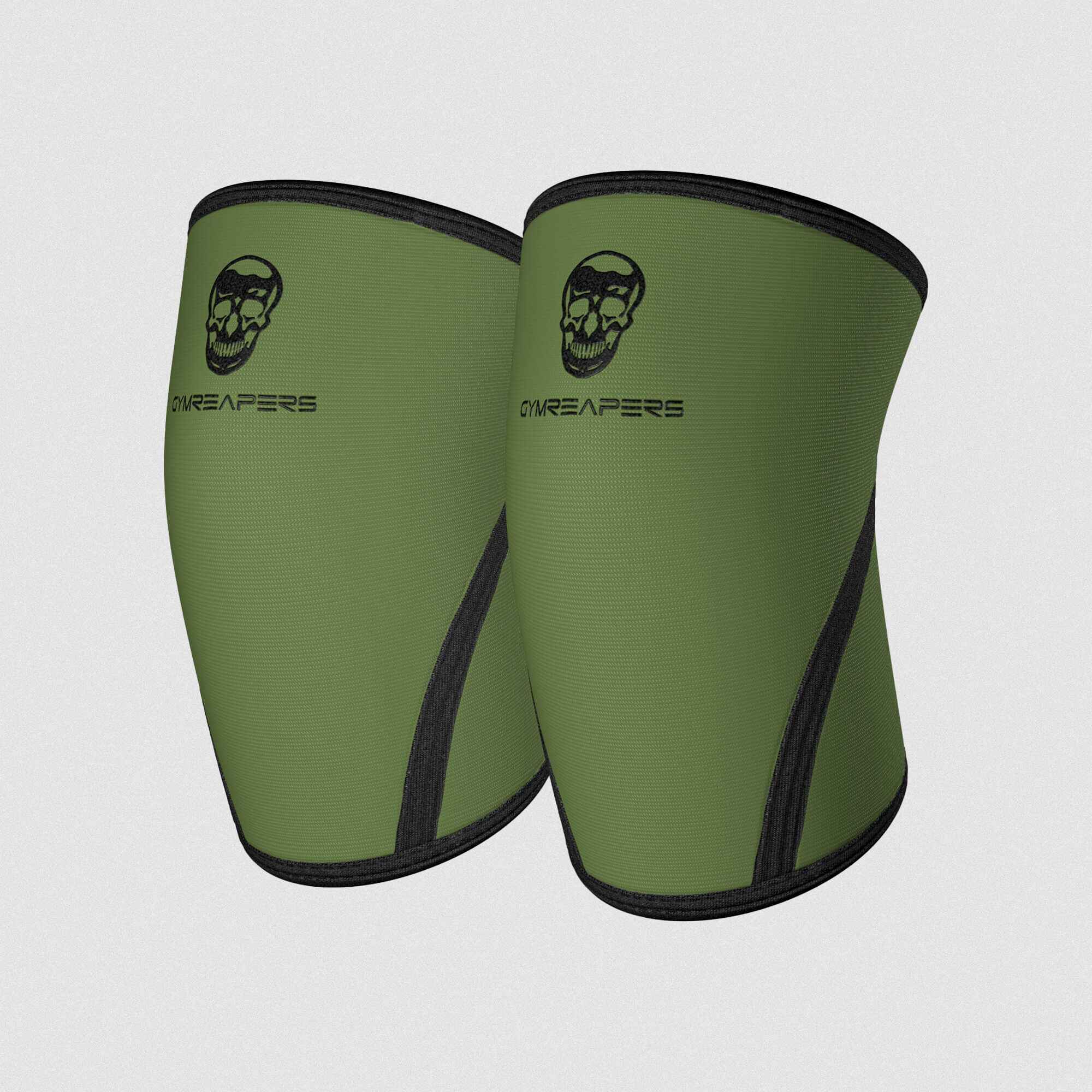 7mm knee sleeves green black main