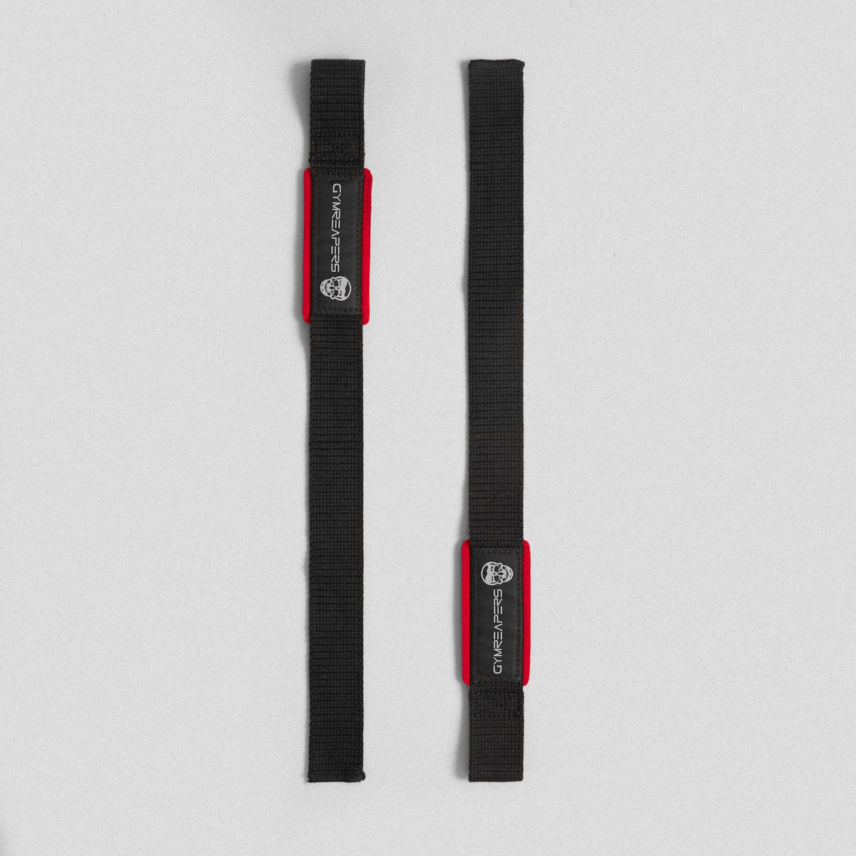 Lifting Straps | Premium Padded Weightlifting Straps - Black/Red