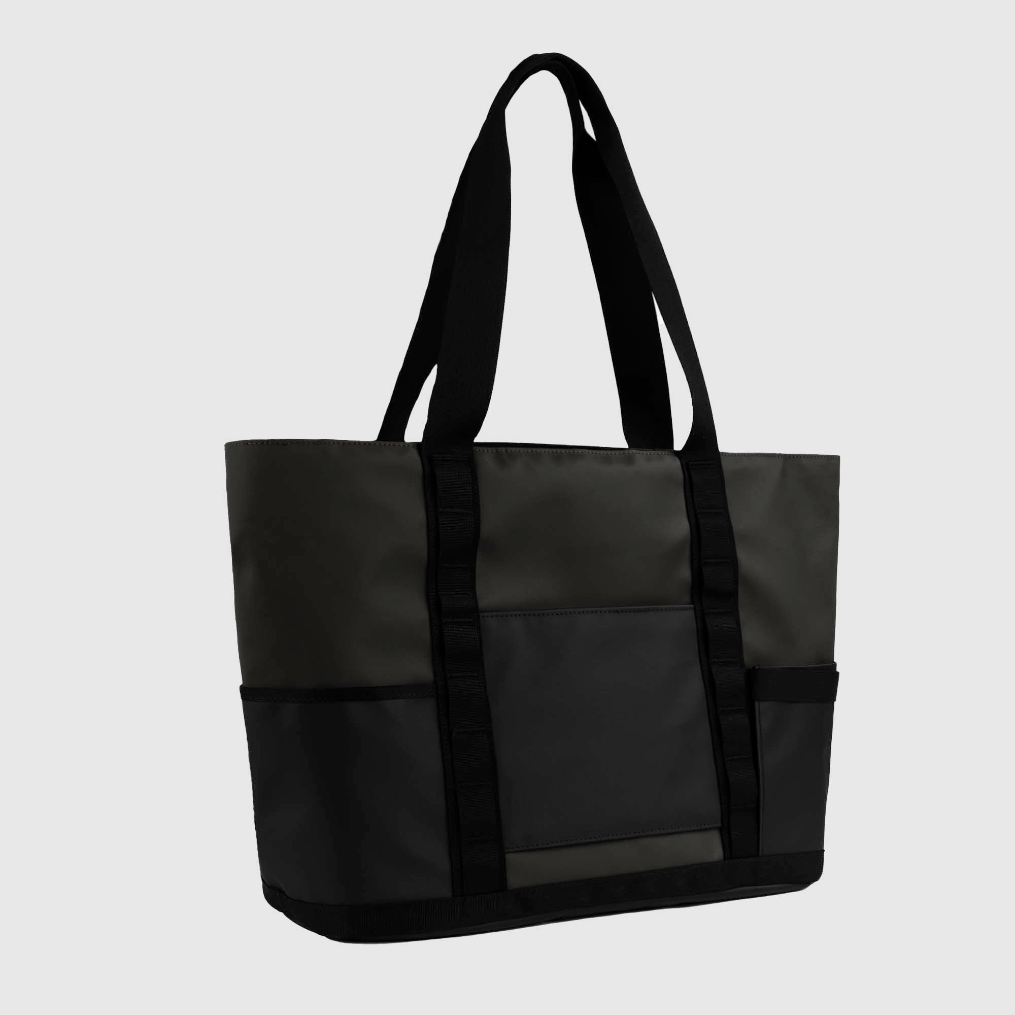 gravestone tote bag gunmetal back