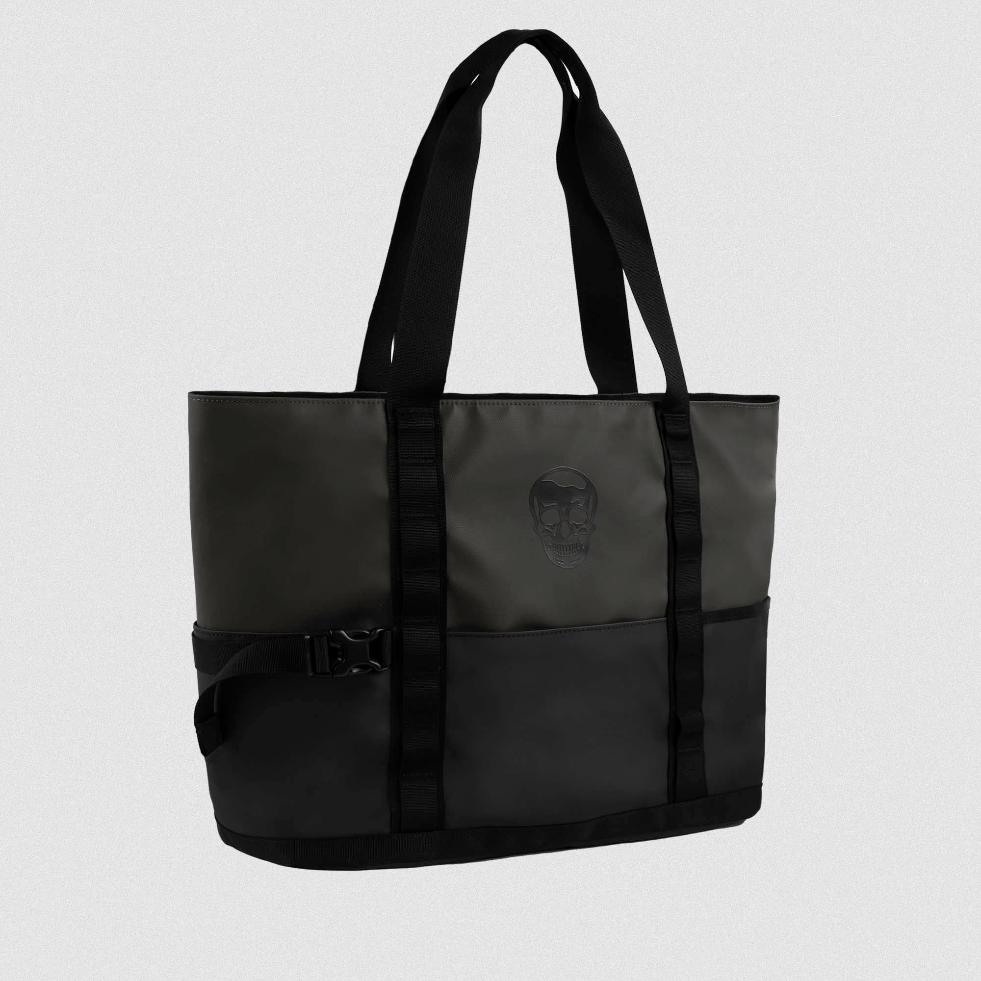 Gunmetal Puffer Tote Bag Star on sale Straps Color gun metal