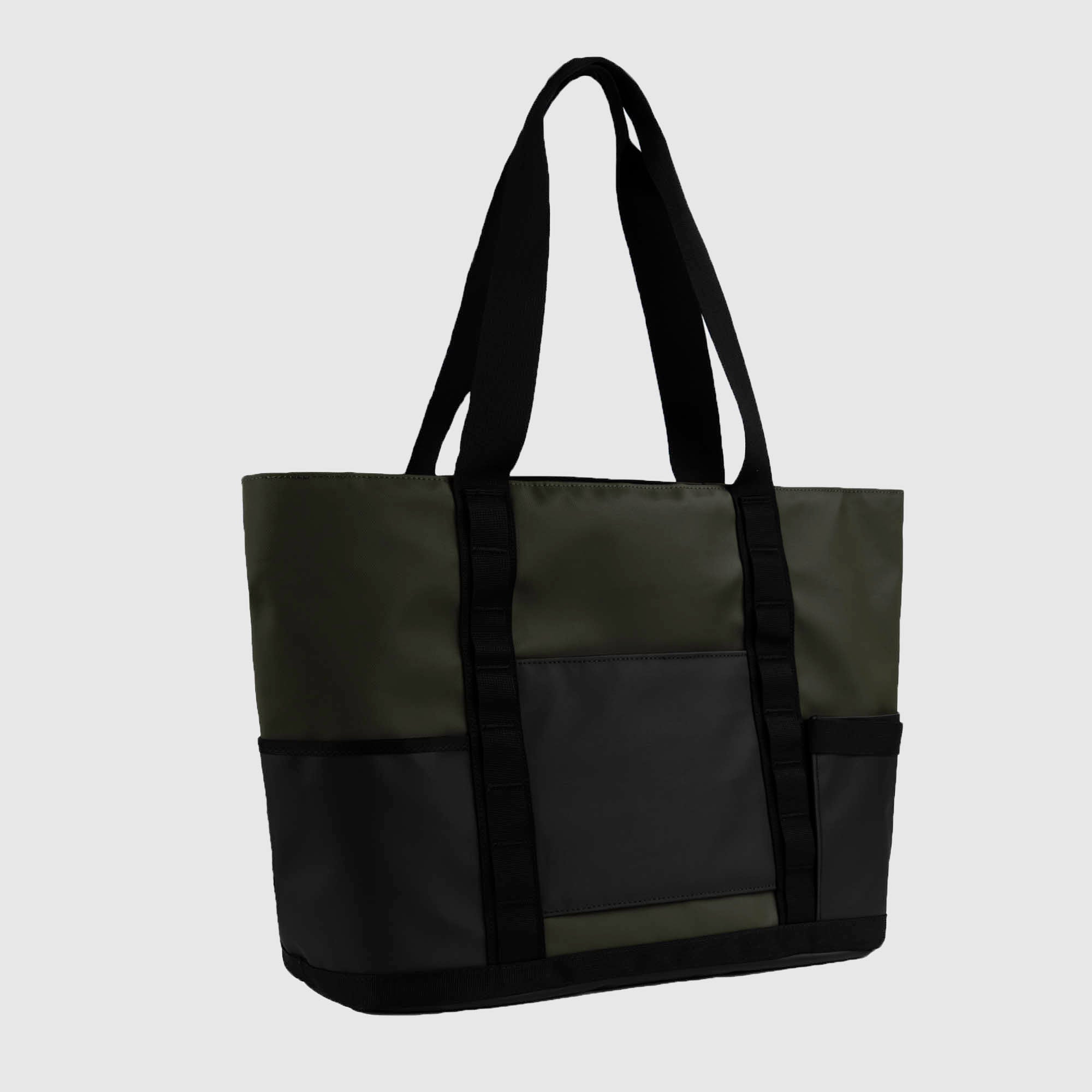 gravestone tote bag od green back