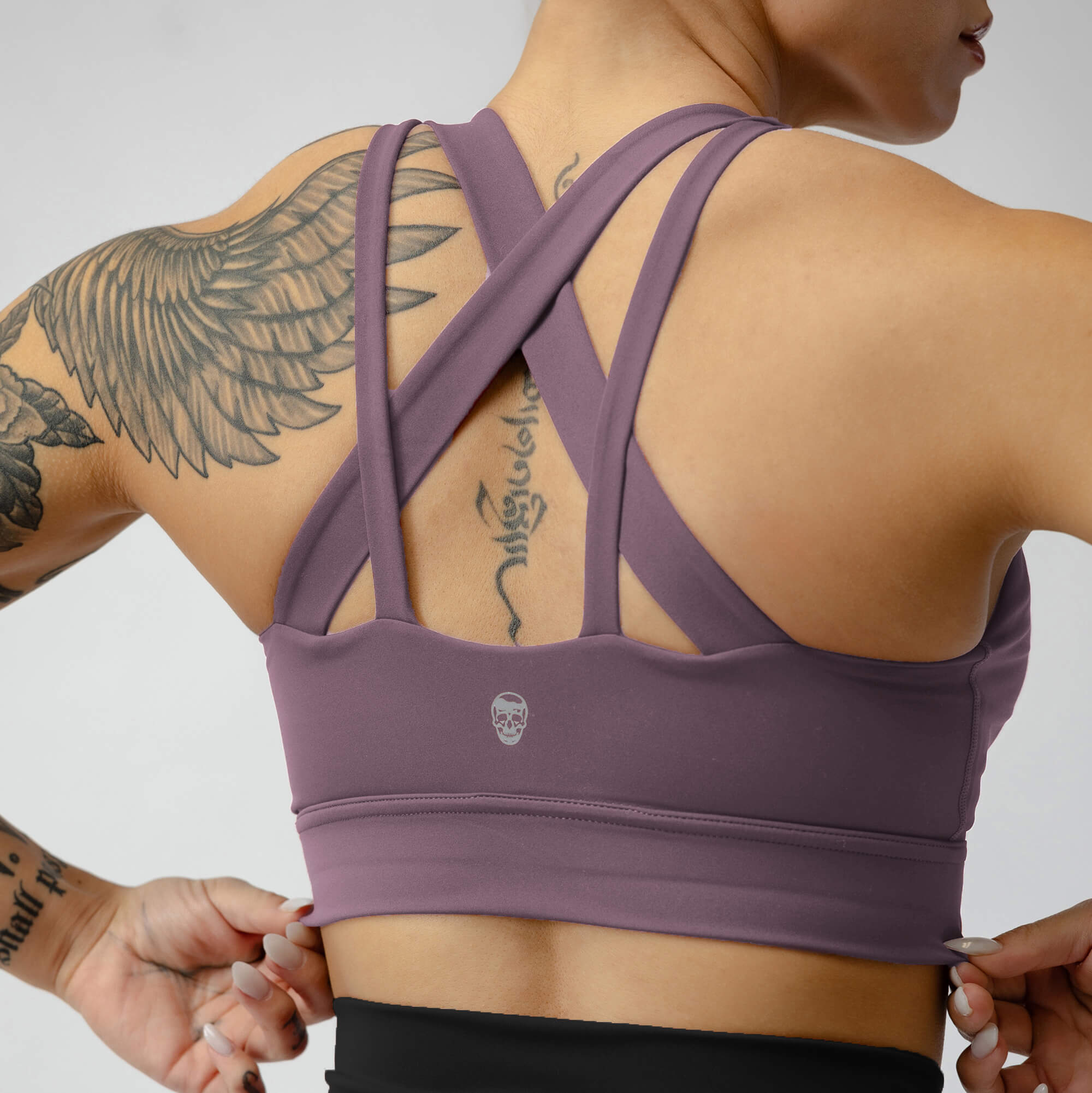 harmony bra orchid back detail