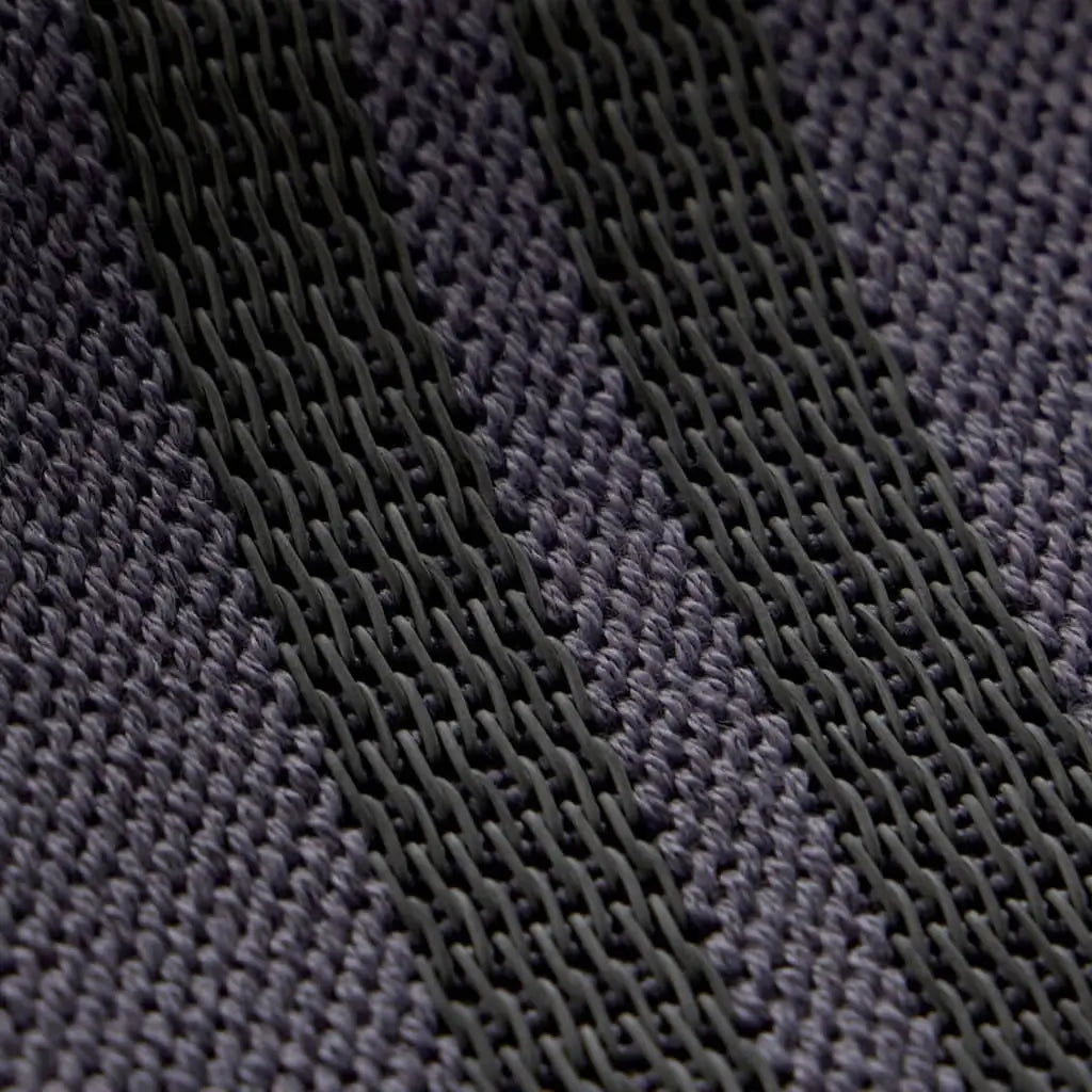 detailed close up shot of purple hip band 