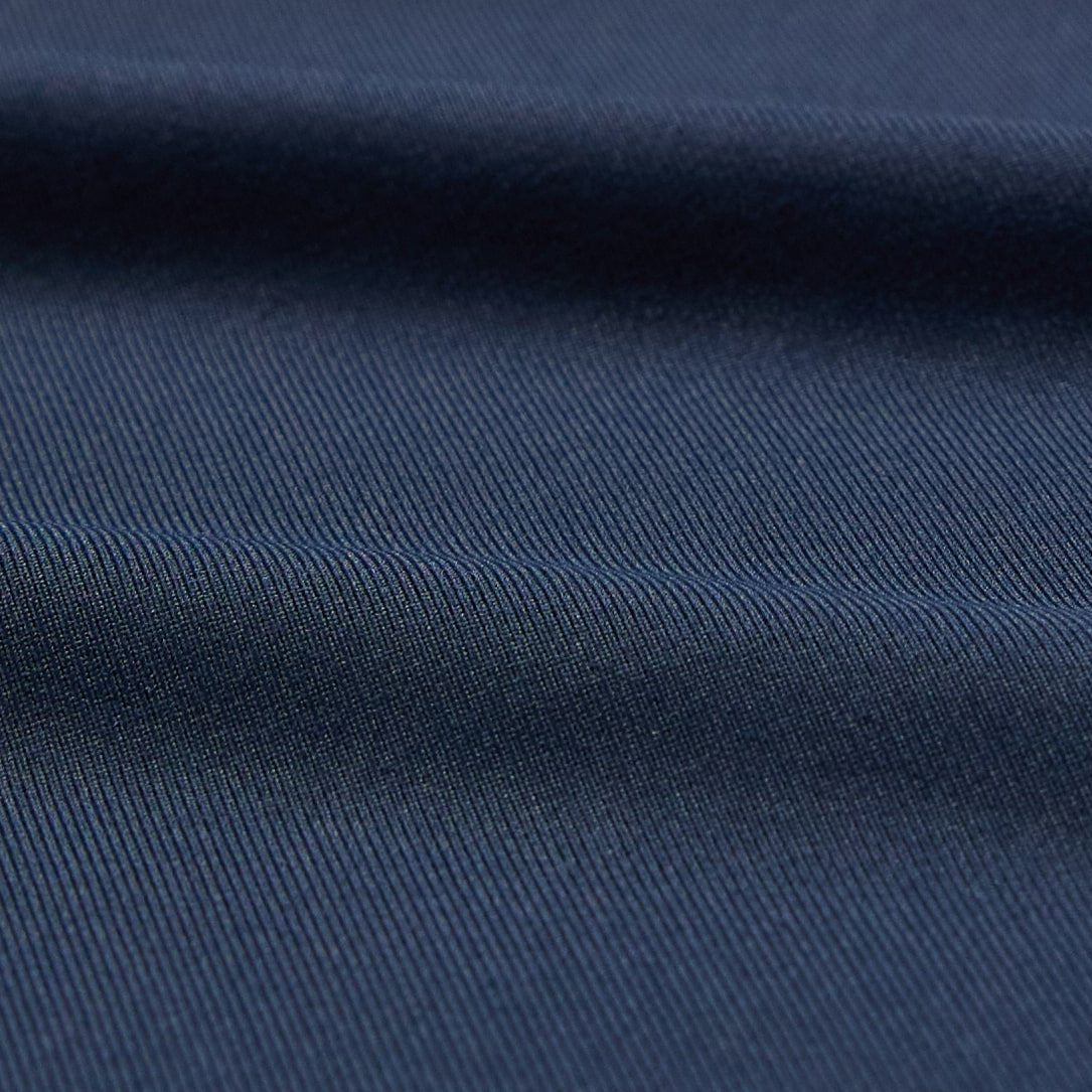 performance long sleeve shirt navy close up