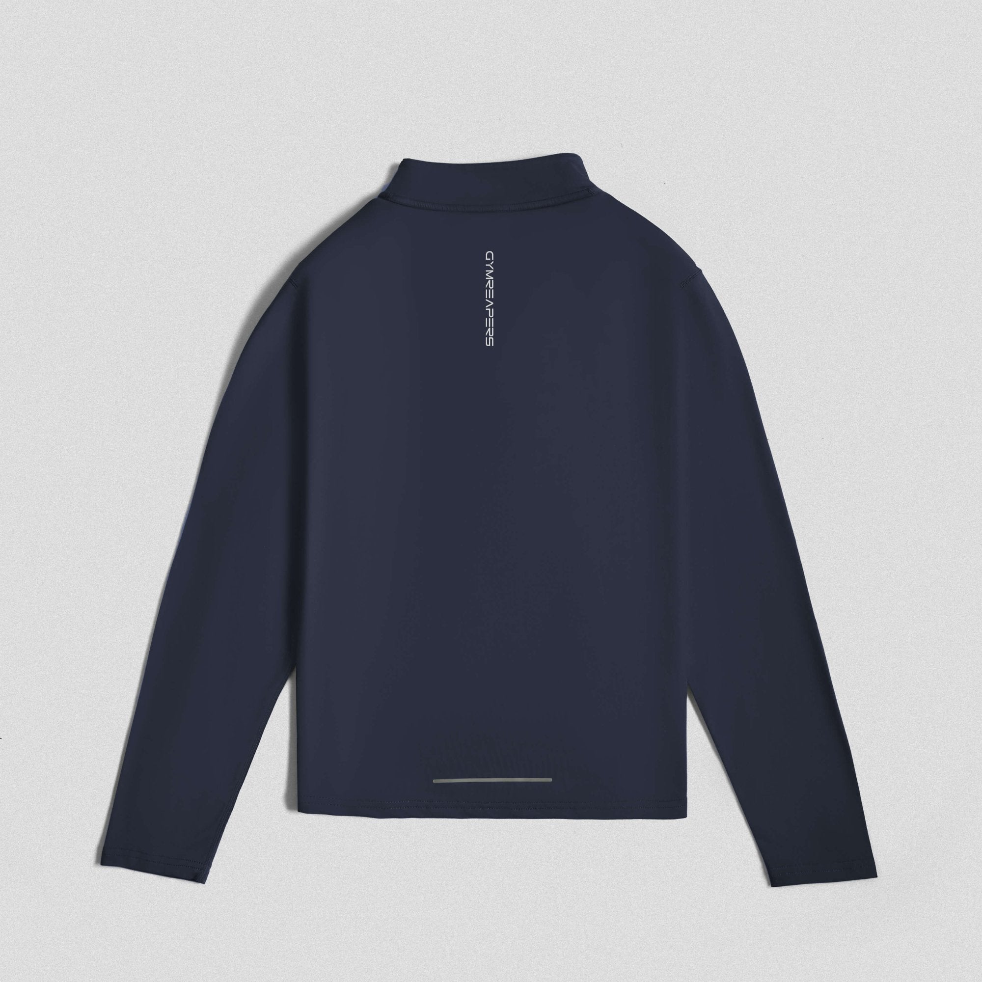 quarter zip navy back