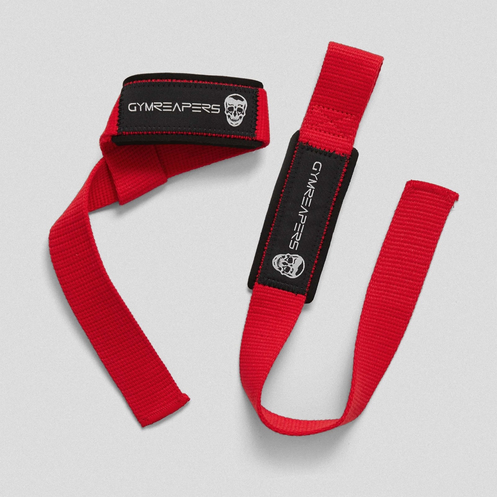 Lifting Straps | Premium Padded Weightlifting Straps - Red/Black