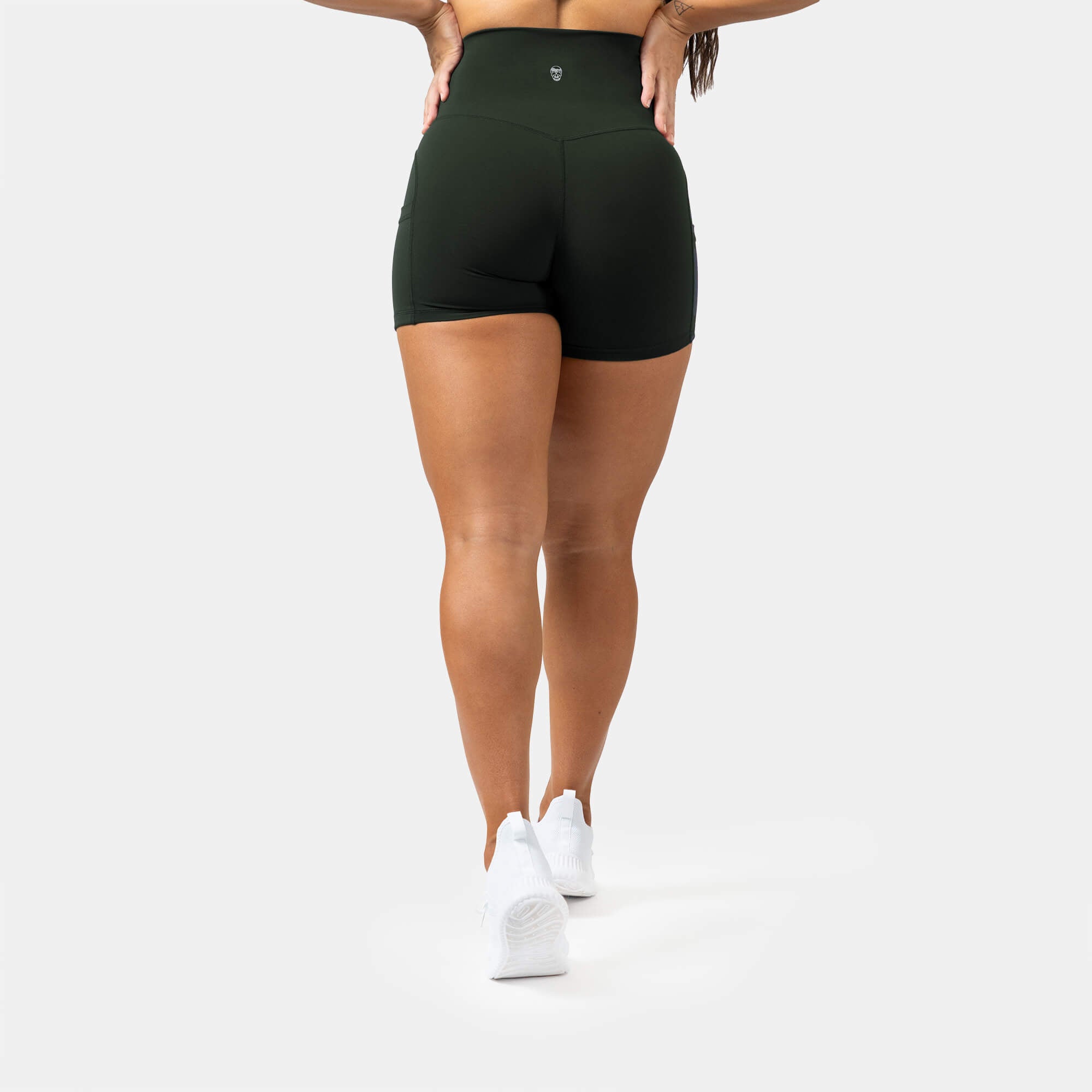 Define Shorts - Womens booty shorts - Almond – Strong Liftwear