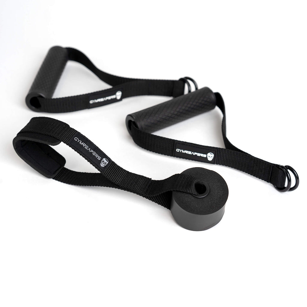 Handles for Resistance Bands with Door Anchor