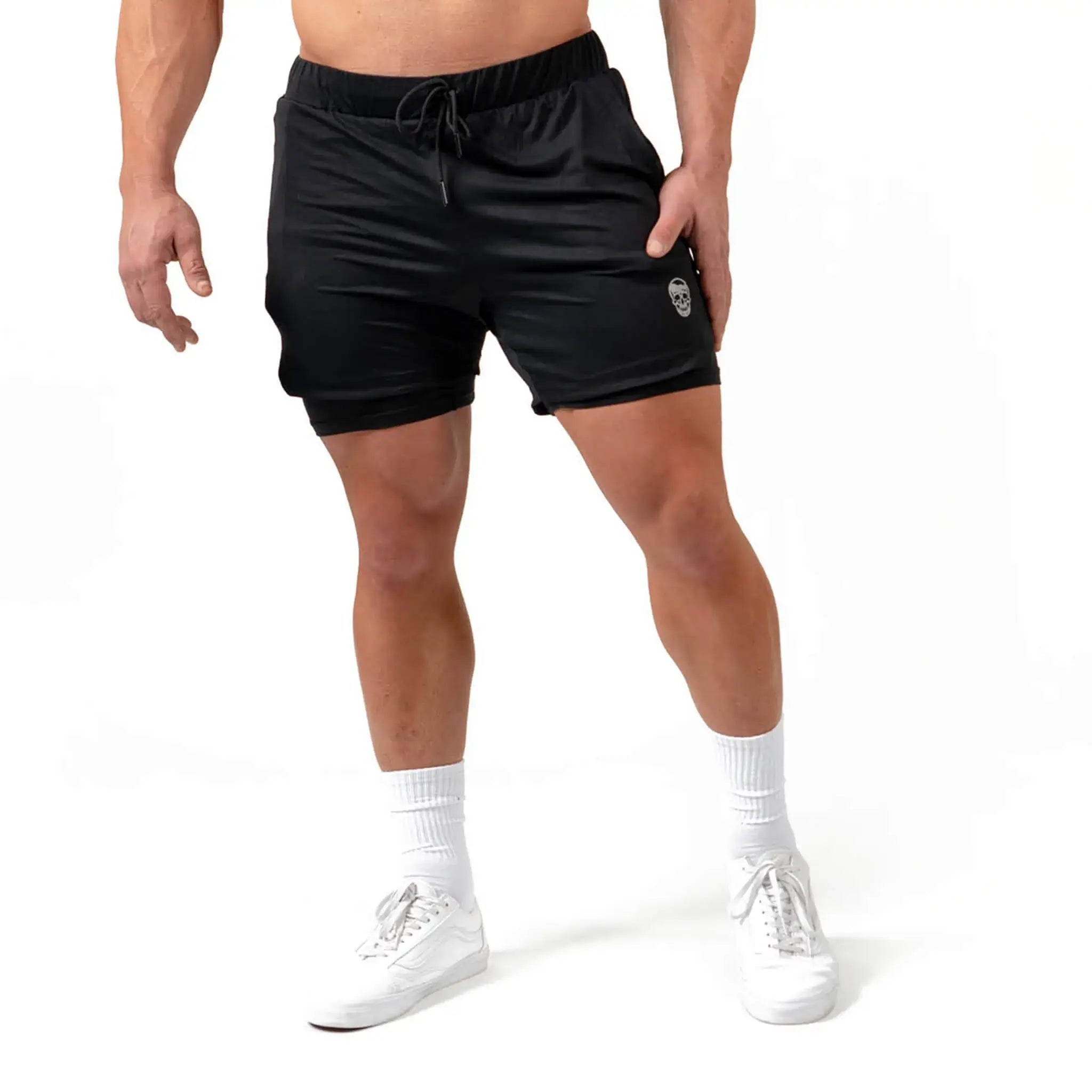 Comprar Muscle Alive Mens Bodybuilding Shorts 3 Inseam Cotton en USA desde  Costa Rica
