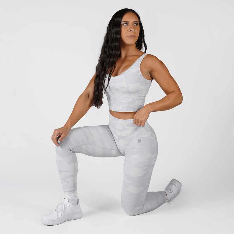 High Waist White Striped Camo 7 8 Gym Leggings For Women Stretchy,  Fashionable, And Comfortable Workout Pants From Long01, $9.82