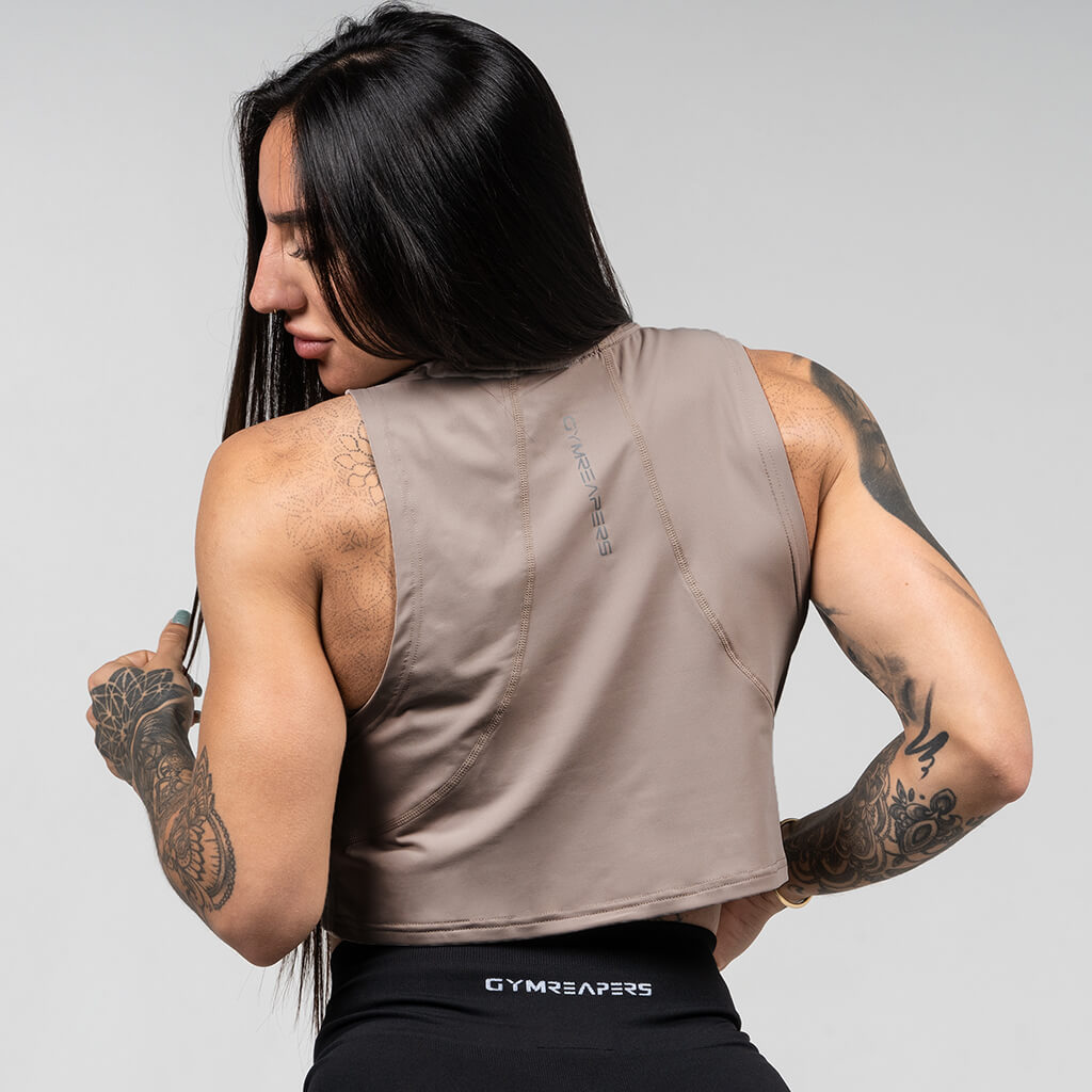 Gymreapers Legacy Bra - Deep Taupe